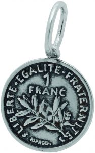 Charm GIOVANNI RASPINI Moneta 1 Franco