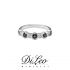 DI LEO Anello Fedina con diamanti black ct compl. 0,30 Daydream70/04