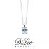 DI LEO Girocollo con Acquamarina oro bianco 18 KT DaydreamL112/02