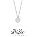 DI LEO Girocollo con perla mm 7-7,5 oro bianco 18 KT Daydream89/02