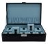 Scatola porta orologi 10 posti nera e blu 609703