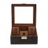 Scatola porta orologi 6 posti marrone 609706