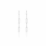 UNOAERRE Orecchini Paper clip in bronzo argentato EX04151000-1651