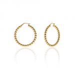 UNOAERRE Orecchini a cerchio bronzo dorato EX00019900-2167