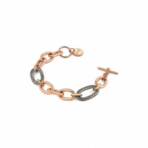 UNOAERRE Bracciale in bronzo rosato e nero EXB4505000-1673