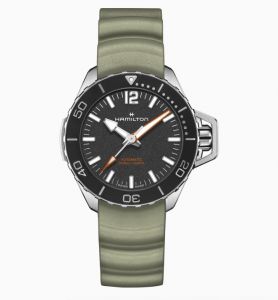 HAMILTON Khaki Navy Frogman Auto H77455331