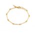 GIOVANNI RASPINI Bracciale Stick dorato, 21 cm 11771