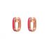 BRONZALLURE Orecchini Ovali Smaltati WSBZ02122.FUCHSIA