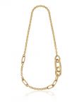 UNOAERRE Collana lunga Square con finiture a righe EXH0044000-2151