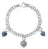 GIOVANNI RASPINI Bracciale Tre Cuori, 20 cm 11620