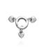 GIOVANNI RASPINI Charm Bead Carousel Cuori 11977