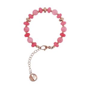 BRONZALLURE Bracciale con Rondelle Etoile e Pietre Naturali WSBZ02274.RQ