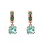 BRONZALLURE Orecchini Pendenti Étoile con Prisma Gem Taglio a Cuscino WSBZ02219.GR