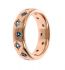 BRONZALLURE Anello a Fascia Étoile con Punti Luce in Cubic Zirconia WSBZ02221.SA-16