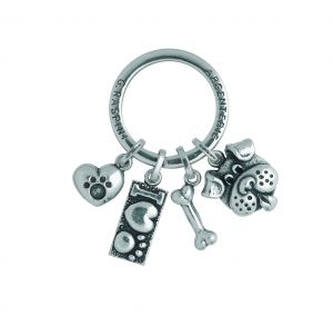 Charm GIOVANNI RASPINI Portachiave dog