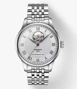 TISSOT LE LOCLE POWERMATIC 80 OPEN HEART T006.407.11.033.02 T0064071103302