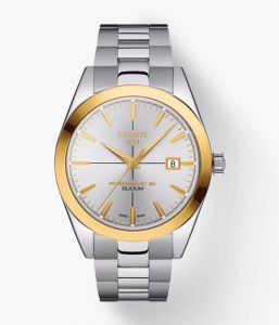 TISSOT GENTLEMAN POWERMATIC 80 SILICIUM SOLID 18K GOLD BEZELT927.407.41.031.01