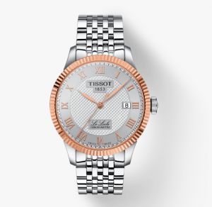 TISSOT LE LOCLE COSC 39MM 18K GOLD BEZEL T932.408.41.033.00