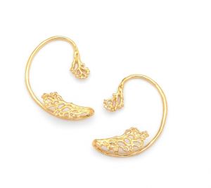 GIOVANNI RASPINI EAR CUFF CORAL GOLD 11927