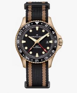 HAMILTON KHAKI NAVY SCUBA GMT AUTOMATIC 43MM BRONZO H82565930