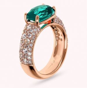 BRONZALLURE Anello WSBZ02366.GRN-CZ-14