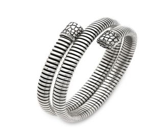 GIOVANNI RASPINI Bracciale Tubogas Croco doppio 12327