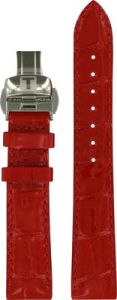 TISSOT Chemin des Tourelles cinturino rosso con fibbia