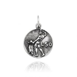 Charm GIOVANNI RASPINI Moneta 50 Lire