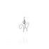 Charm GIOVANNI RASPINI 'W' piccola 10742