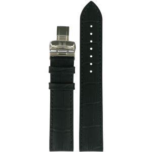 TISSOT Cinturino pelle nero con fibbia T600032779
