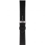 TISSOT Cinturino tessuto nero T604043157
