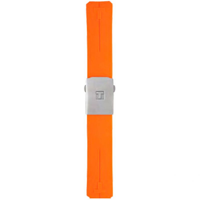 TISSOT Cinturino caucciu arancione T603026664