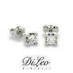 DI LEO Orecchini con diamanti ct compl. 0,04 oro bianco 18 KT Daydream10/01