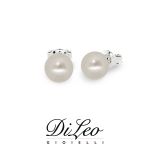 DI LEO Orecchini con perla mm 5-5,5 oro bianco 18 KT Daydream91/01