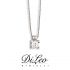 DI LEO Girocollo Punto luce con diamanti ct compl. 0,25 oro bianco 18 KT Daydream09/05