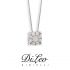 DI LEO Girocollo con diamanti ct compl. 0,07 oro bianco 18 KT Daydream19/03