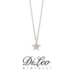 DI LEO Girocollo Stella Pavè con diamanti ct compl. 0,07 oro bianco 18 KT Daydream35/02