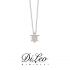 DI LEO Girocollo Tartaruga Pavè con diamanti ct compl. 0,11 oro bianco 18 KT Daydream37/04