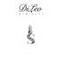DI LEO Girocollo lettera S con diamanti ct compl. 0,02 oro bianco 18 KT Daydream39/17