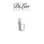 DI LEO Girocollo lettera U con diamanti ct compl. 0,02 oro bianco 18 KT Daydream39/19