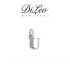 DI LEO Girocollo lettera U con diamanti ct compl. 0,02 oro bianco 18 KT Daydream39/19