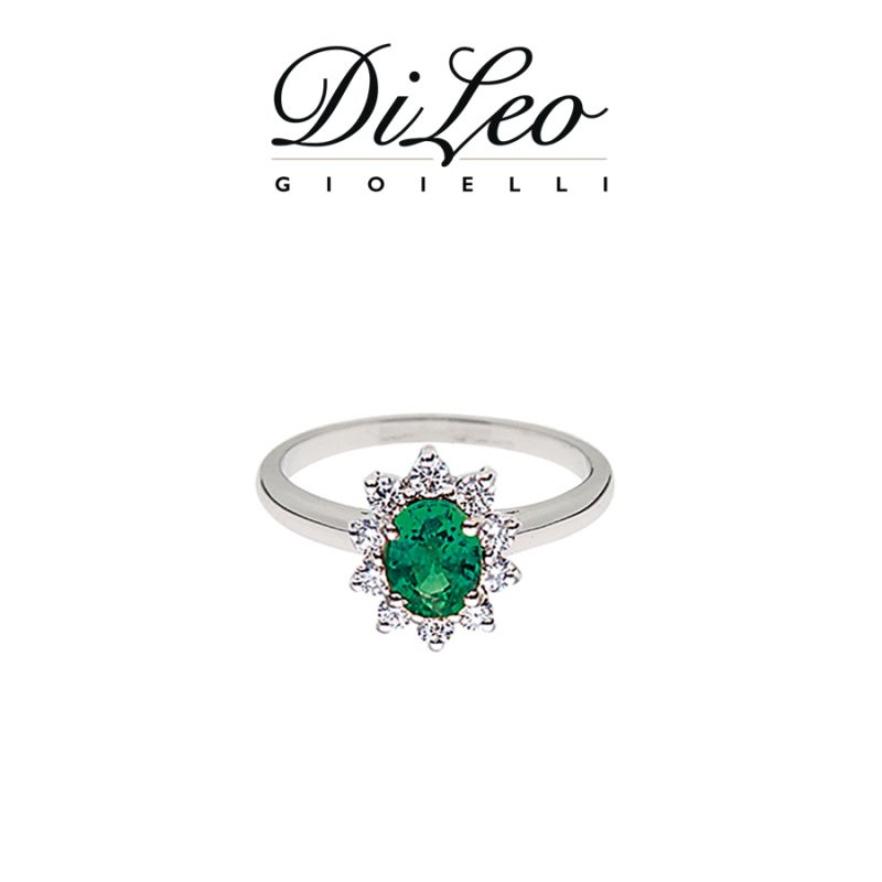 Anello margherita smeraldo deals