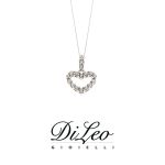 DI LEO Girocollo con diamanti ct compl. 0,16 oro bianco 18 KT Daydream61/04