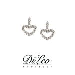 DI LEO Orecchini con diamanti ct compl. 0,41 oro bianco 18 KT Daydream62/04